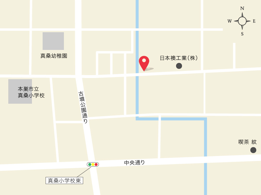 堀伊木材　真桑分譲地周辺MAP